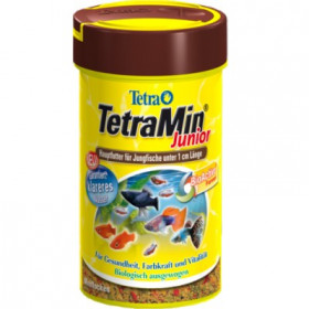 TetraMin Junior Люспеста храна за всички подрастващи декоративни тропически рибки 100 мл